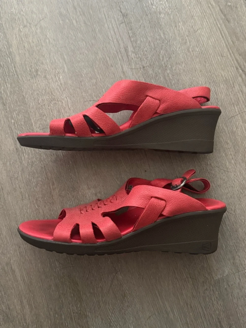 Keen Elizabeth Leather Wedge Sandal